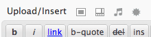 post-9 ปุ่ม upload รูป และ media ต่างๆเช่น mp3 หรือไฟล์ pdf