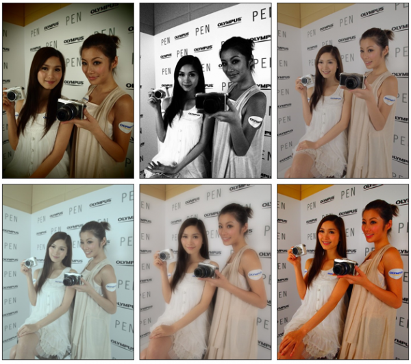 e-p1-filter filter 6 แบบของ E-P1