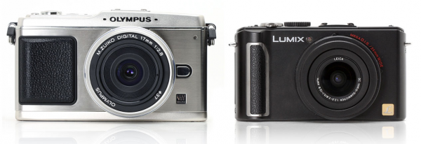 e-p1-lumix-lx3 กล้อง E-P1 นั้นมีความตั้งใจด้านดีไซน์เหมือน Lumix LX3 ถึงแม้จะใหญ่กว่าแต่ E-P1 นั้นมีระบบซับซ้อนมากกว่า