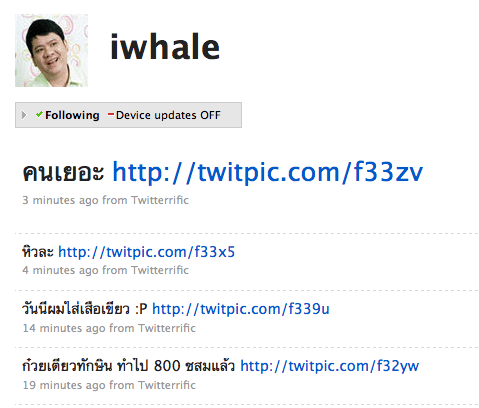 iwhale ผู้สังเกตการณ์ ใส่เสื้อเขียวไปกินเฉยเลย