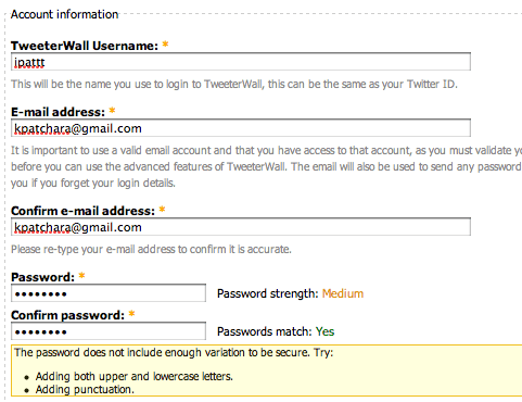 tweeterlovewall-4 สร้าง Account