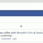เมื่อใส่ @ เข้าไป facebook จะค้นชื่อเพื่อนให้ด้วย