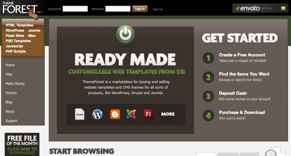 themeforest เว็บไซต์ขาย digital assets พลิกโลก