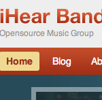 iHear band นอกจากจะเป็นวง twitter แล้วสมาชิกหลายคนใช้ WordPress ด้วย