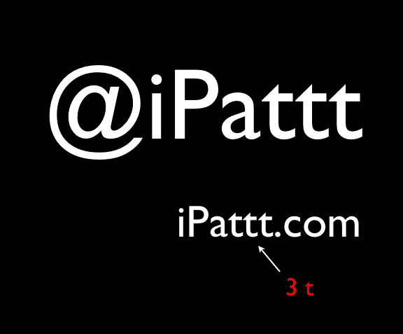 @iPattt Please follow me at @iPattt