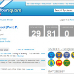 ขอยืมหน้า fourquare ของ @pawoot มา พี่แกไปไหนต่อไหนเพียบเลย