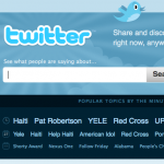 twitter trend วันนี้ขึ้น Haiti อันดับหนึ่งและมี Red Cross ด้วย