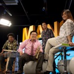 ถ่ายรูปวงที่ Mango Bango ทีวี โดย @simplywit