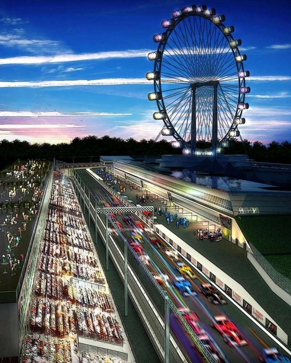 บรรยากาศยามค่ำคืนของ F1 สิงคโปร์ บรรยากาศยามค่ำคืนของ F1 สิงคโปร์