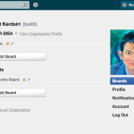 หน้าตา trello เมื่อ login เข้ามาครับ เรียบง่ายดี