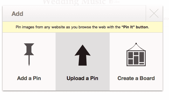 ใช้ปุ่ม Upload จากคอมพิวเตอร์ของเราได้เลยครับ pinterest ใช้ปุ่ม Upload จากคอมพิวเตอร์ของเราได้เลยครับ pinterest