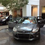 Ford Focus ที่จอดให้ Bloggers เล่นระบบ SYNC ที่ Ford Head quarter เมือง Detroit