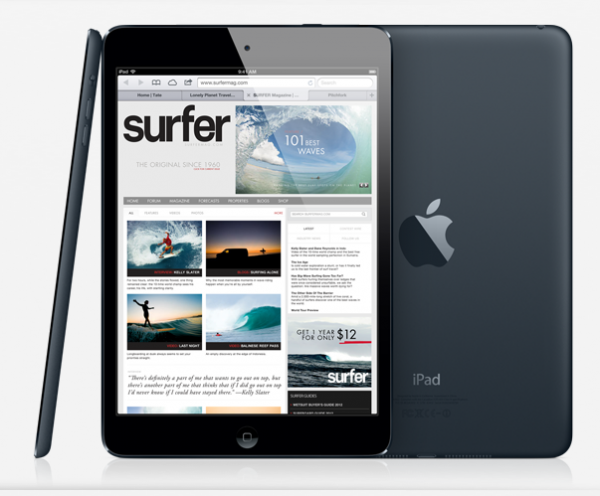 ipad mini มีสีดำให้เลือกด้วยเช่นกัน ipad mini มีสีดำให้เลือกด้วยเช่นกัน
