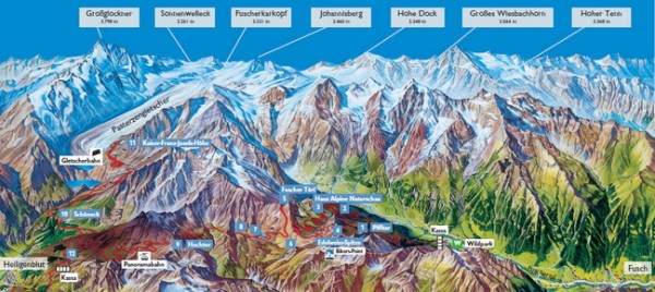 Grossglockne-map