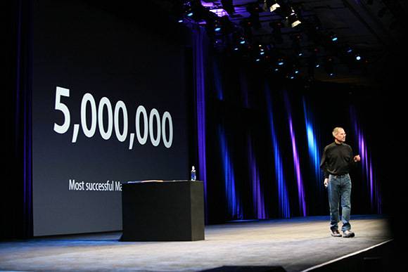 steve jobs present